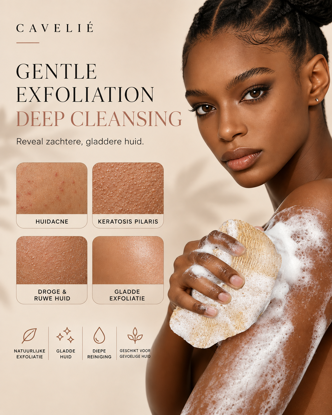 Cavelié™ African Net Sponge